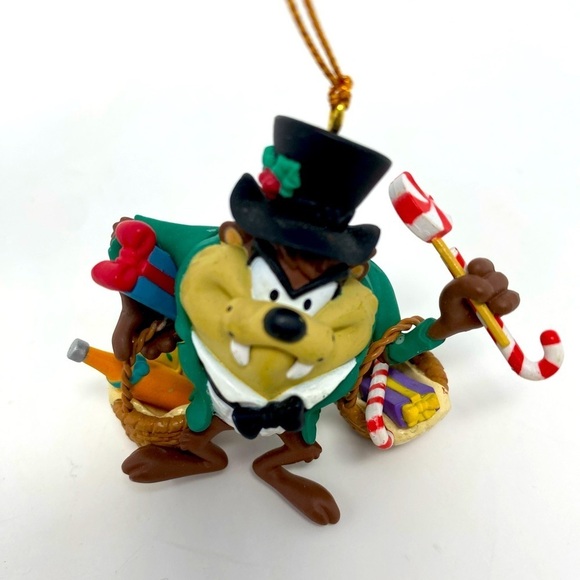 Vintage Looney Tunes Taz Christmas Ornament - Picture 1 of 4